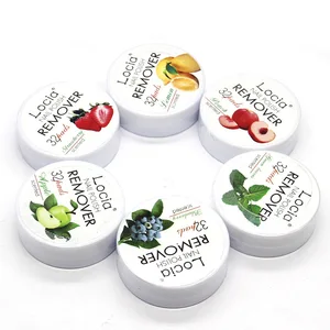 1 шт. профессия случайный аромат инструмент для ногтей легкий вес фрукты влажное полотенце стиральная полотенце мыть лака для снятия лака - изображение