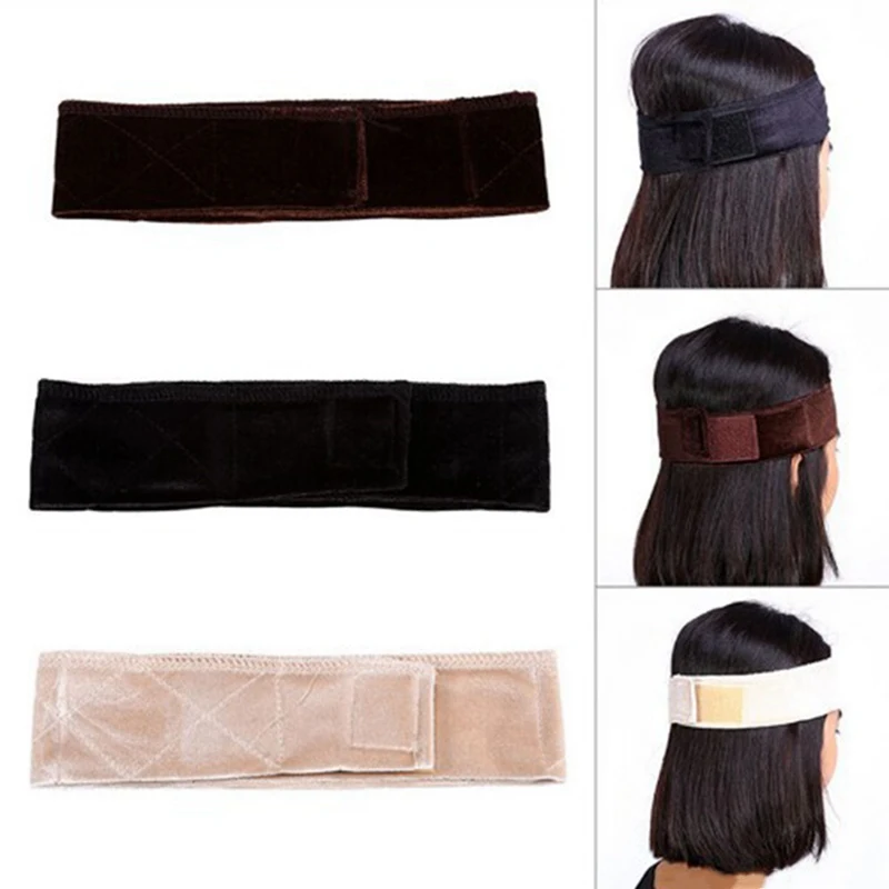 

Flexible Velvet Wig Grip Headband Scarf Hair Head Band Wiggery Accesseries