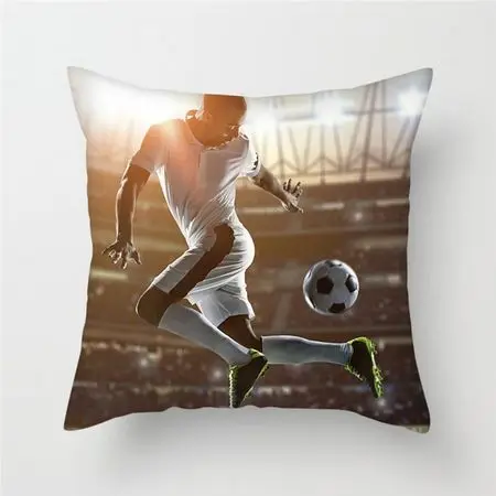 Fuwatacchi футбольная подушка для игр, чехол для спортивной съемки, набивная наволочка для домашнего дивана, украшение, наволочки для Кубка мира - Цвет: JJBZZZY0313