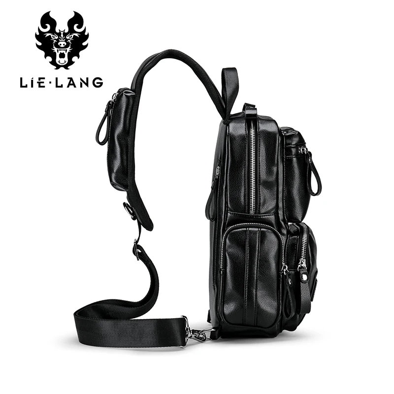 LIELANG Crossbody أكياس للرجال رسول حقيبة صدر للرجال حزمة حقيبة عادية للماء النايلون واحد الكتف حزام حزمة 2019 جديد أزياء