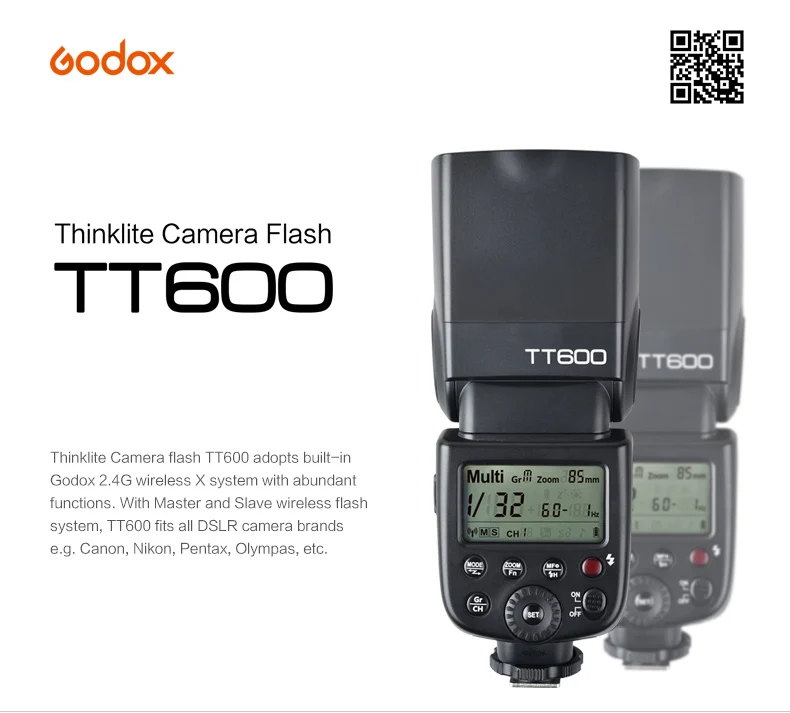 Godox 3 шт. TT600 2,4G Беспроводная вспышка для камеры+ X1T-Transmitter беспроводной триггер для вспышки для Canon Nikon фужи Олимпус sony