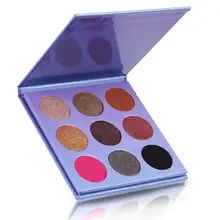 9 цветов макияж тени для век Палитра мерцающие матовые тени для век Косметика Красота Sep 4