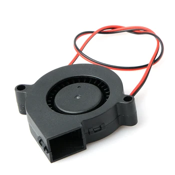 

3pcs 3D Printer Parts Turbine DC Blower Small Fan 5015 Industrial Cooling Fan DC 24V With 50x50x15mm Reprap Mendel Prusa