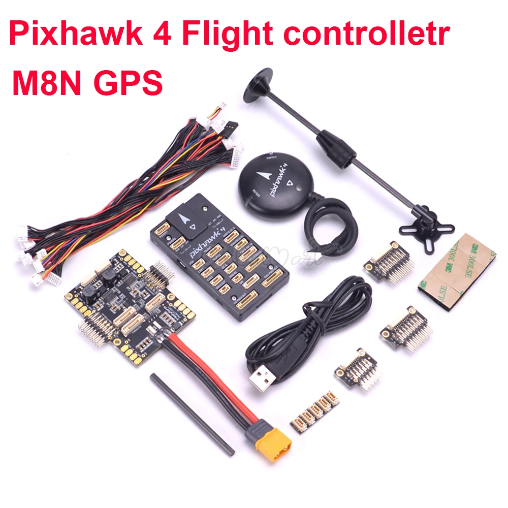 

Pixhawk 4 PX4 Flight Control & GPS MODULE M8N & PM07 Power Management Board autopilot Combo kit For FPV Quadcopter