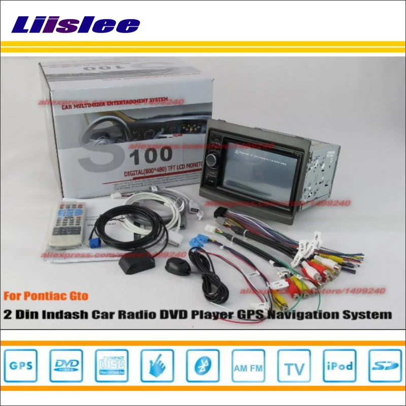 Perfect Liislee For Pontiac Gto 2004~2007 Car Radio Stereo CD DVD Player GPS NAVI / HD Touch Audio Video S100 Nav Navigation System 4