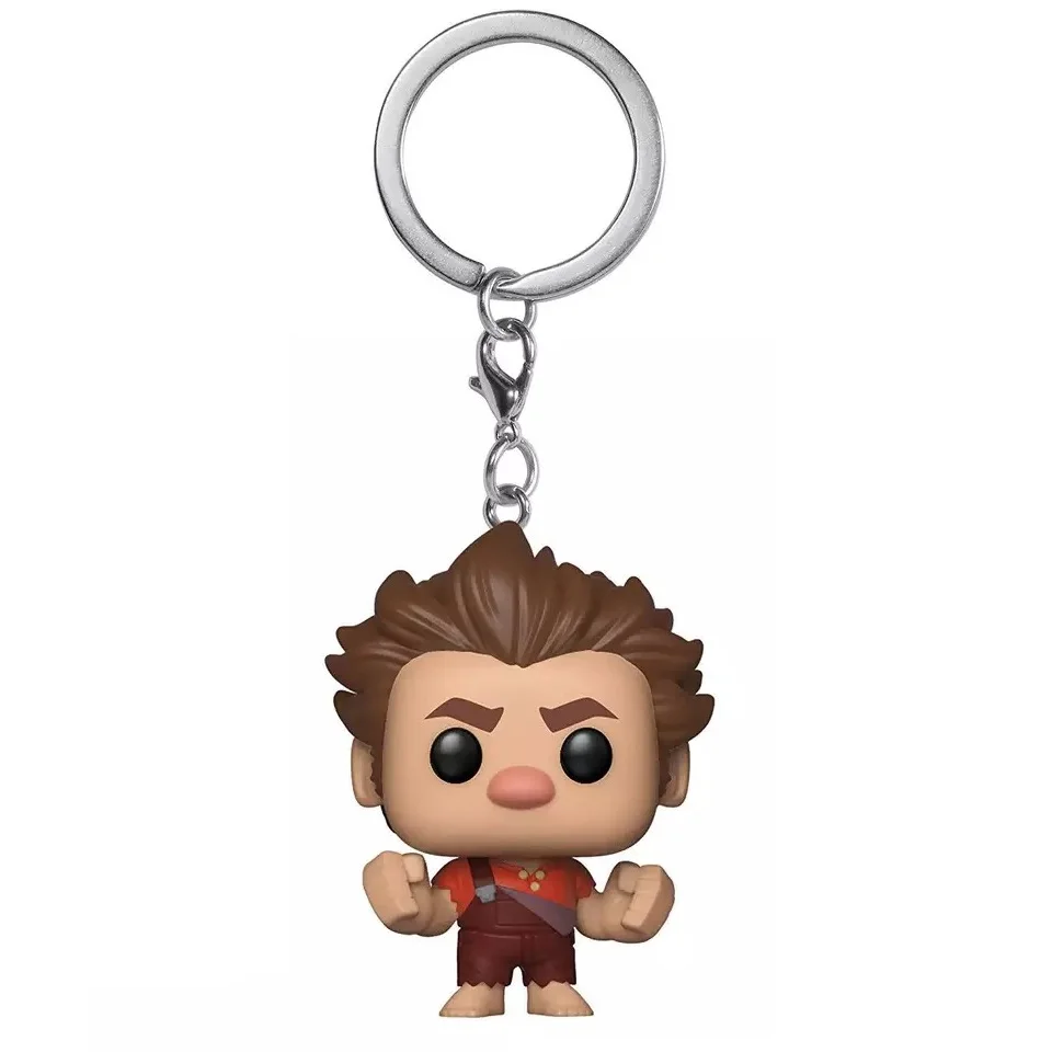 

Wreck It Ralph - Wreck-It Ralph Vinyl Action Figure Pocket Keychain Toy Mini Collectible Model Toys Doll with Original Box