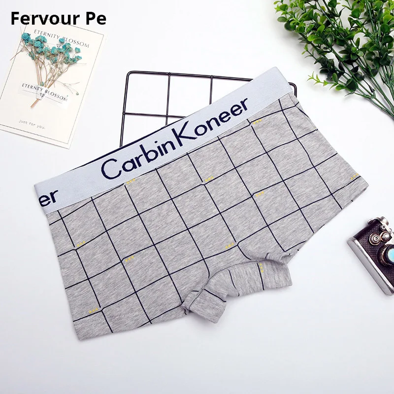 

Fervour pe woman Cotton Underwear Stretch Women Panties neutral Boyshort Cartoon Fashion print Print shorts A19036