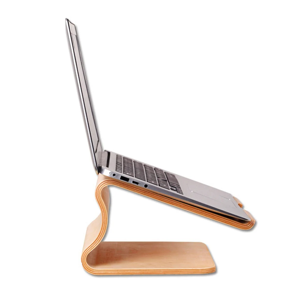 

Notebook Stand with Cooling Hole Fashion Tablet Stand Cable Organize Hole Keyboard Storage Bracket for Office Home