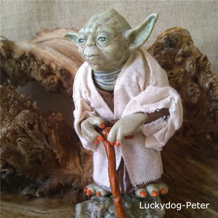 

Star Wars Action Figure Jedi Knight Master Yoda Doll PVC ACGN figure Toy Brinquedos Anime 120MM