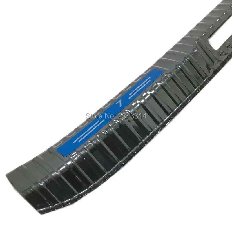 Для DS7 DS 7 нержавеющая сталь внутри багажника задняя защитная накладка наклейка защитная пластина покрытие автомобиля аксессуары для укладки