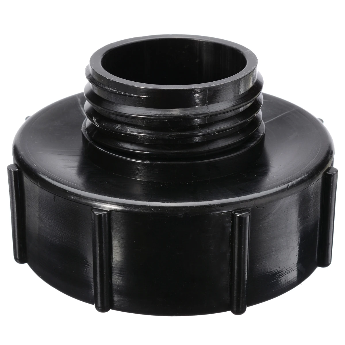 IBC Adapter S100x8 to Reduce S60x6 IBC Tank Connector Adapter Replacement Garden Water Connectors Black
