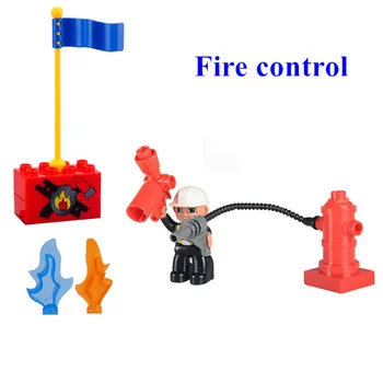 

Traffic Fire control Building Block DIY Classic Piece Big size set Toy accessories compatible legoe fire hydrant
