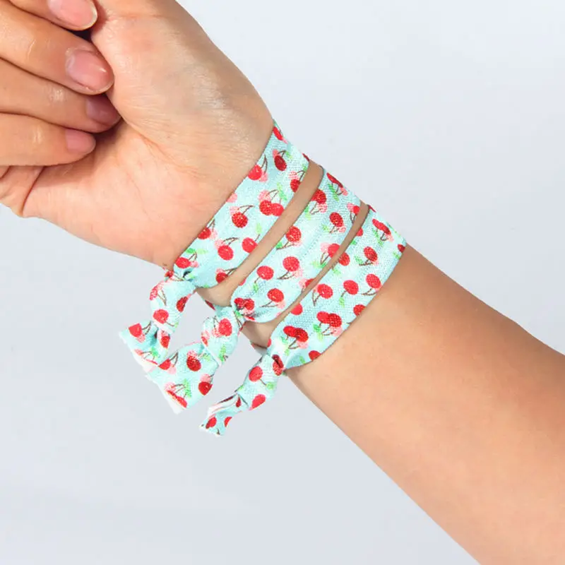 Free Shipping New Arrival Nice Cherry Sublimation Printed Sport Hair