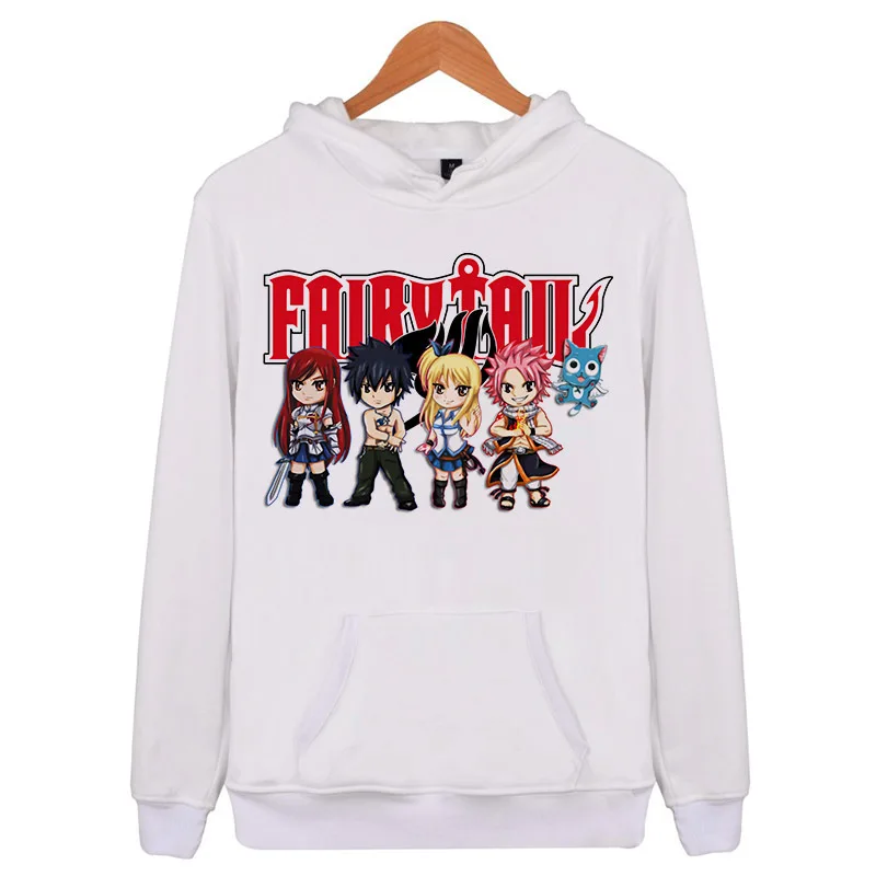 

Fairy Tail Anime New 2018 Autumn Winter Fashion Hoodies Men Double Slim Sweatshirts Male Solid Casual Hooded Jacket E4186