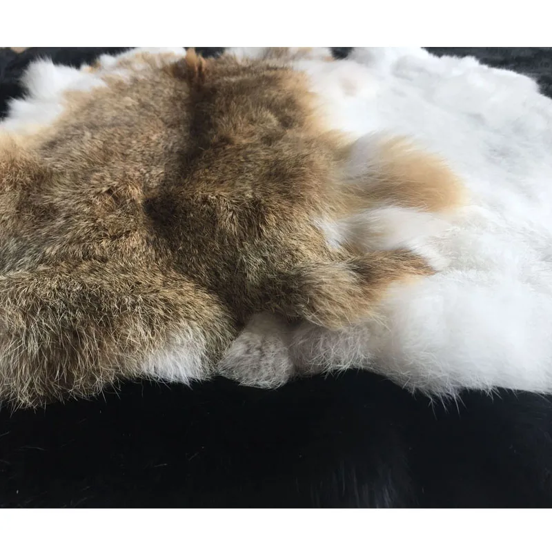 Натуральный кроличий мех распродажа цельный пушистый кроличий мех украшение дома аксессуары для одежды высокое качество