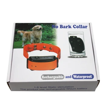 

Anti Bark Dog Collar Rechargeable And Waterproof No Barking Collar Stop Barking Control Collar