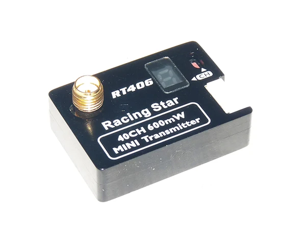 

Racing Star 5.8G 40ch 600mW A/V Mini Transmitter (TX only) RT406 | SMA, jack for qav250 mini quadcopter