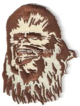 

4" CHEWBACCA CHEWY Star Wars Character Sci-Fi TV Movie Animated Costume Embroidered Emblem applique iron on patch