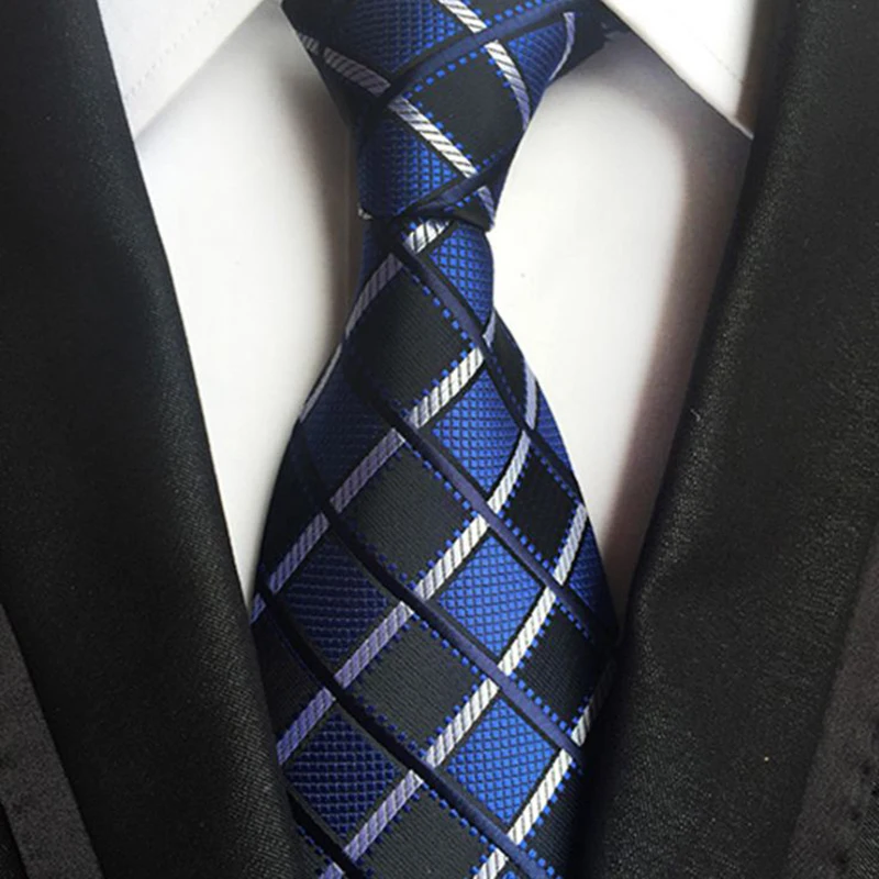 Hots 8 см галстук для мужчин и для женщин ширина полосатый галстук Gravata серый синий Свадебная вечеринка средства ухода за кожей шеи галстуки
