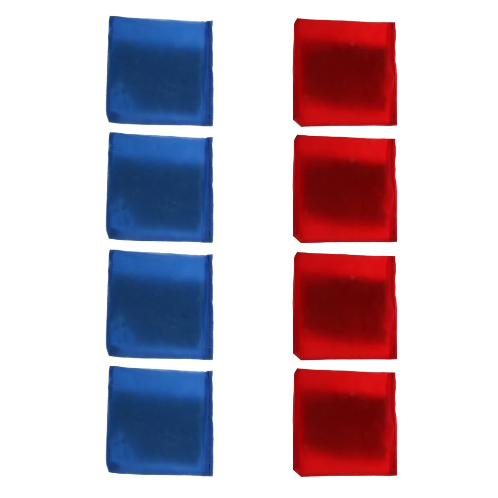 8 шт. прочная двухслойная сумка для кукурузного отверстия синий и красный двора