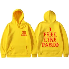 Весна, Kanye West, толстовки с капюшоном I FEEL LIKE PABLO, толстовки с капюшоном для мужчин в стиле хип-хоп, для влюбленных, уличная одежда, красные, с буквенным принтом, черные толстовки с капюшоном