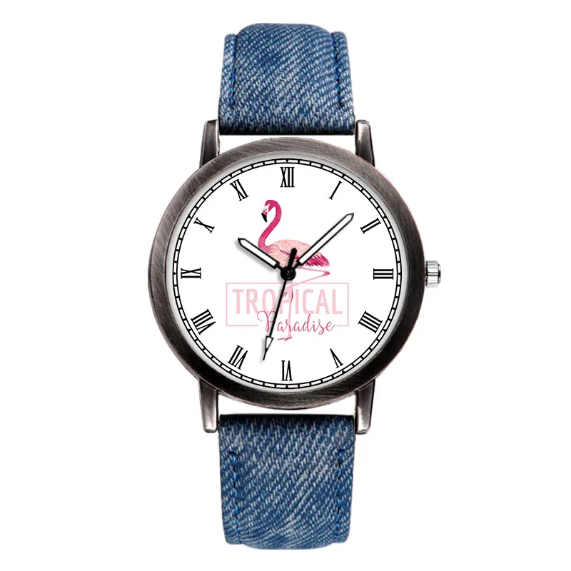 

E-0018 BAOSAILI Tropical Pink Flamingos Women Watch New Style Fashion Ladied Lovely Watch Best Price Simple Watch
