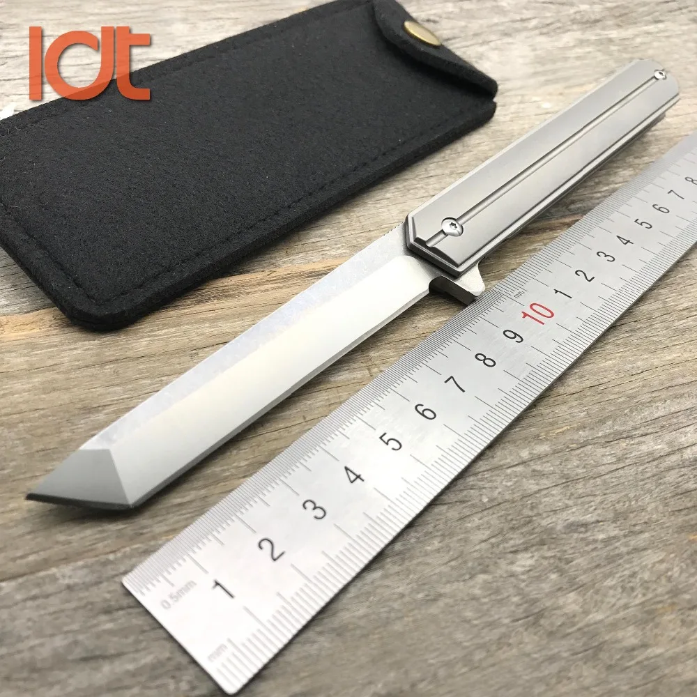 LDT QSE-13lt складной нож D2 лезвие титановые ручки ножи шарикоподшипник открытый карманный тактический спасательный нож для выживания EDC инструменты