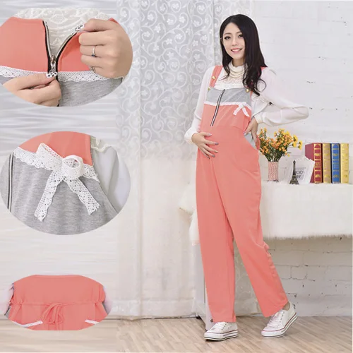 Motherhood Maternity Adjustable Pants onesie For Pregnant Women Plus
