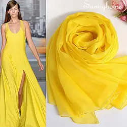 Португалия джерси 2016100% чистого шелка шарф для женщин конструктора тавра желтые шарфы британский стиль Классический и шали пашмины