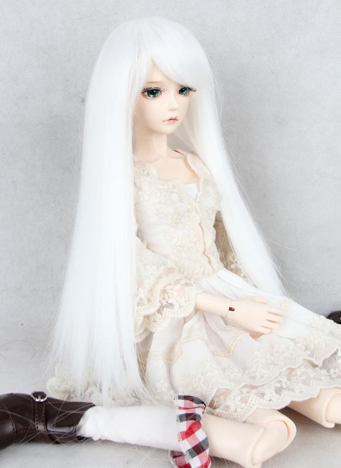 white doll hair