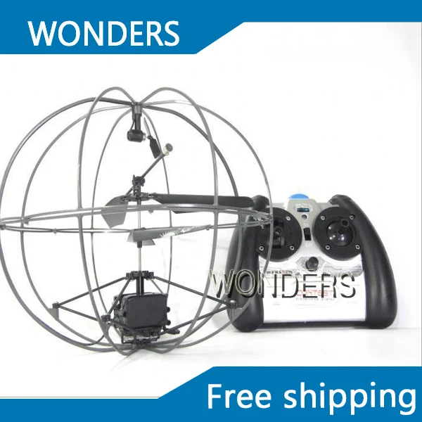 

Free shipping 3.5 channel gyro RC Mini Helicopter UFO aircraft Remote control fly ball