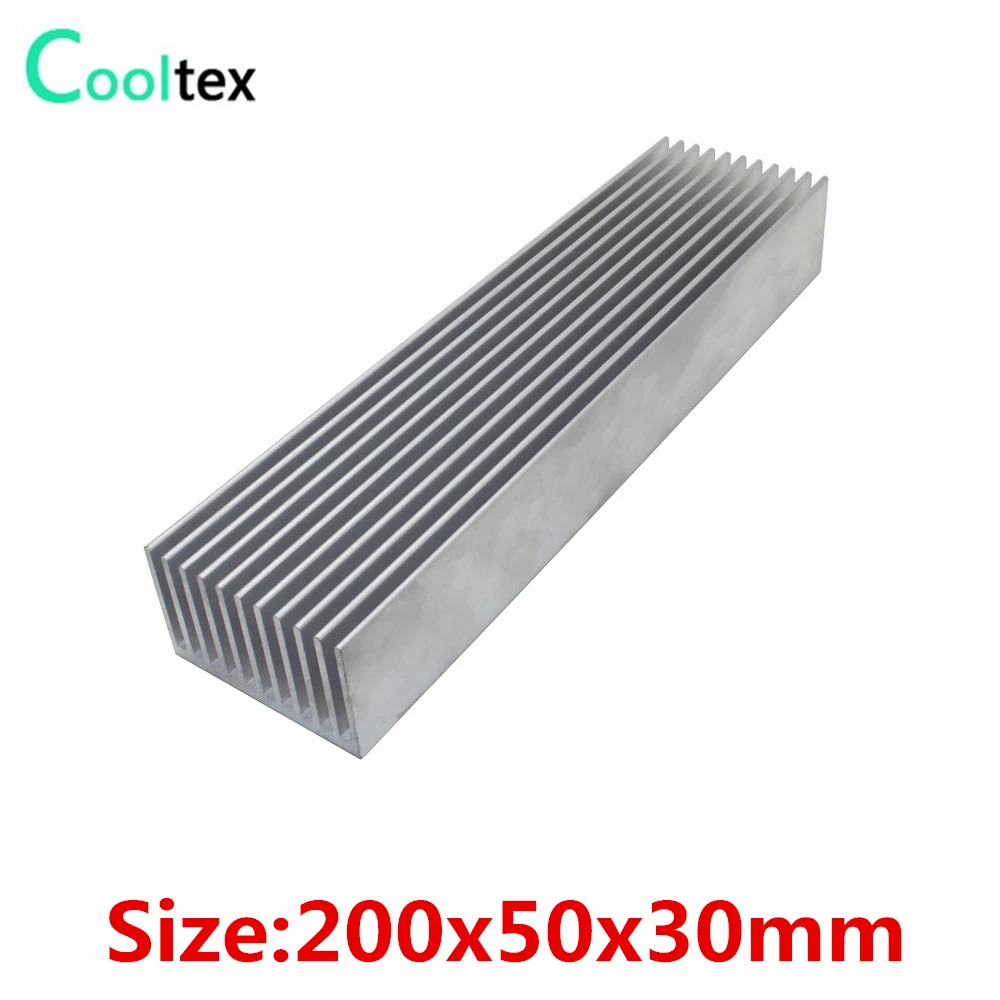 4pcs 200x50x30mm Aluminum HeatSink radiator High power for electronic Chip RAM LED IC Heat Sink COOLER cooling | Компьютеры и офис