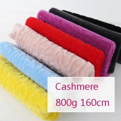 

Factory direct wholesale autumn and winter fashion clothing fur collar knitted fabric Australian cashmere flannel