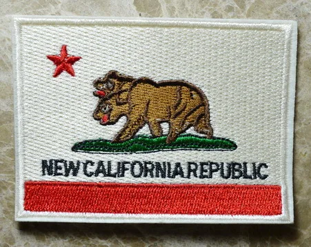 State of California CA Flag Iron On Patch 