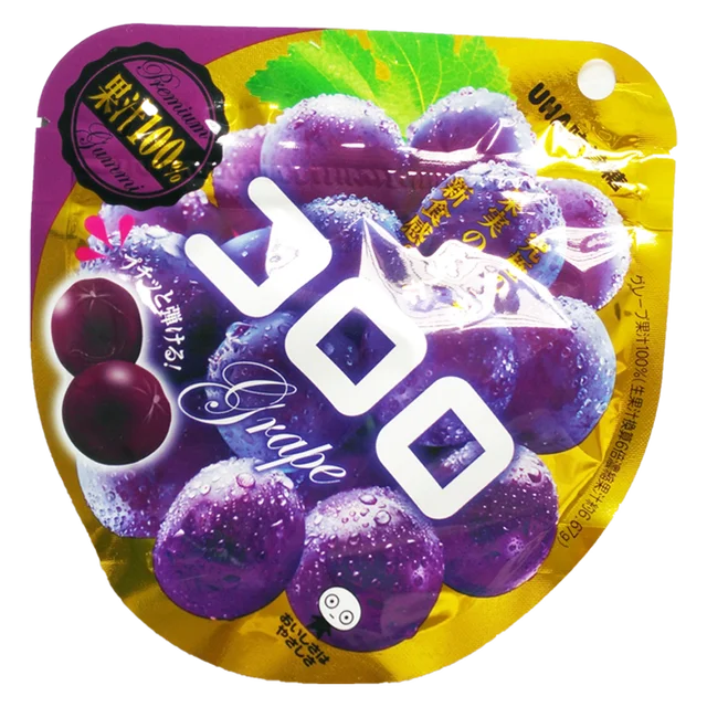 80g Japanese food sweets Japan snack food fruit juice gummy grape