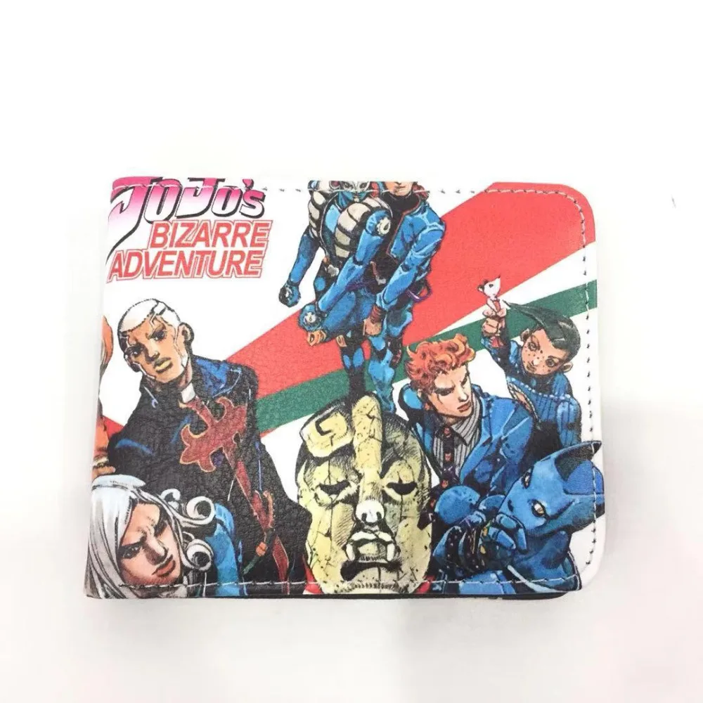 Новый аниме JOJO'S Необычные Приключения кошелек цветной принт дети Подросток