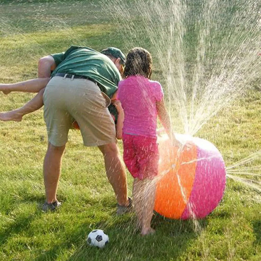Newest Inflatable Spray Water Ball Children's Summer Outdoor Swimming Beach Pool Play The Lawn Balls Playing Smash It Toys Newest Inflatable Spray Water Ball Children's Summer Outdoor Swimming Beach Pool Play The Lawn Balls Playing Smash It Toys
