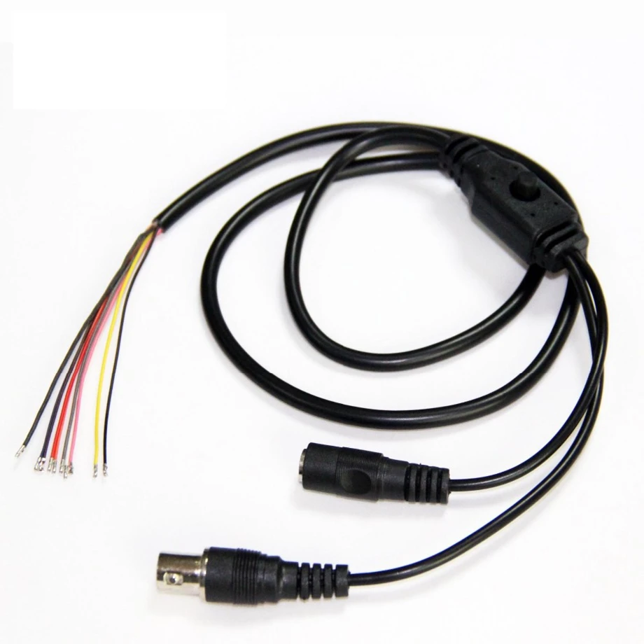 10Pcs/Lot 80CM Video AHD Camera BNC Cable OSD Menu Control Button OSD Cable for 4 in 1 Analog Camera with 11 Pin