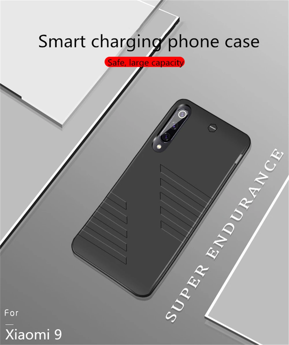 6800 мА/ч расширительный зарядное устройство чехол для Xiaomi Mi 9 батарея ультра