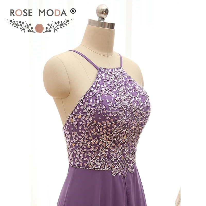 purple prom dresse