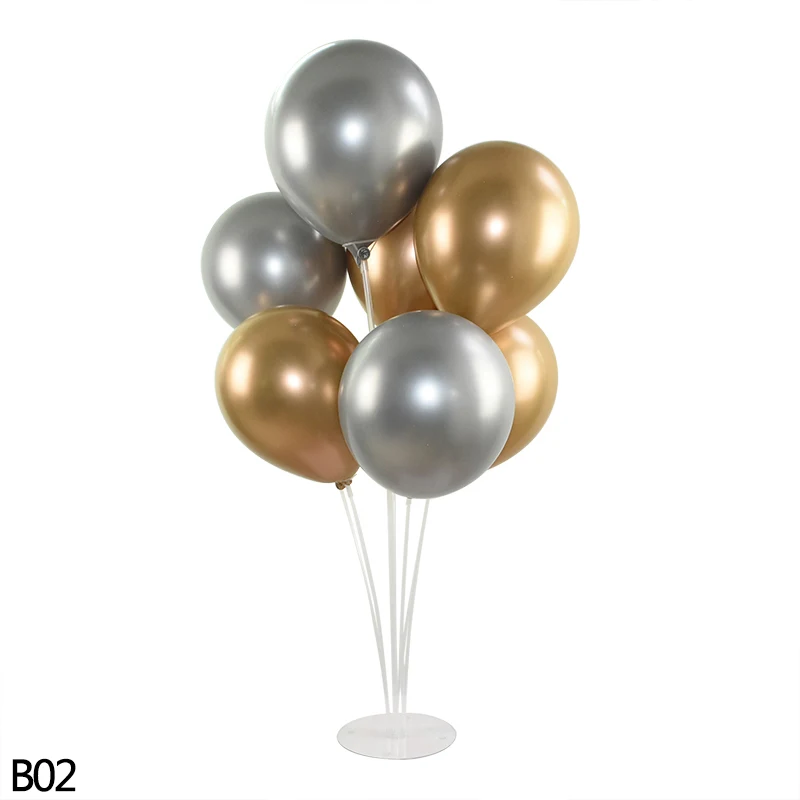 Держатель воздушных шаров на день рождения, подставка для стола, плавающий латексный шар для свадьбы, дома, надувные шары, Декор - Цвет: B02