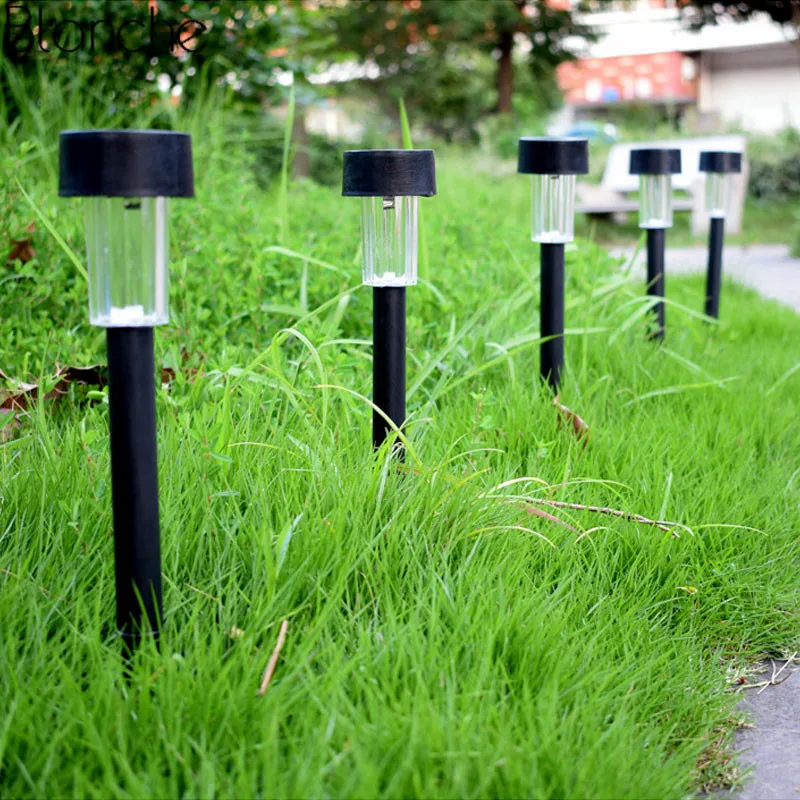 Уличные солнечные светодиодные садовые светильники для двора дорожка Газон Декоративные садовые, на солнечной энергии лампы водонепроницаемые уличные светильники