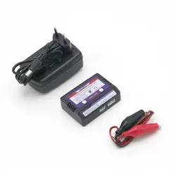 Бесплатная доставка + Баланс rc Lipo батарея зарядное устройство для 7,4 В 11,1 В 2 S-3 S клетки зарядки с 12 В 2A переключатель адаптеры питания eu/us plug