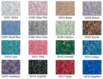 

400mm x 300mm x 3.0mm (L x W x T), Multi-Colors Acrylic (PMMA) Pearlescent Sheets, Mineral Crystal - 6 pcs/lot