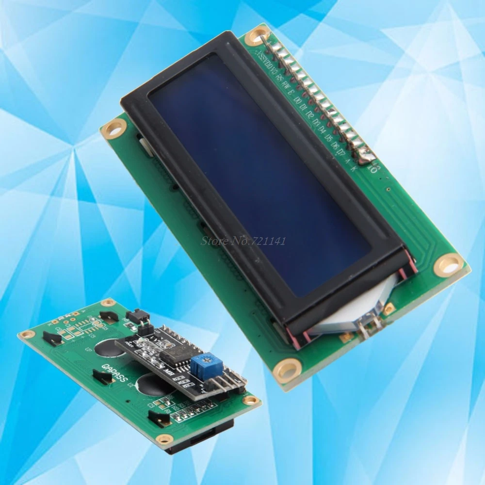 Модуль ЖК дисплея Blue 1602 2A HD44780 Raspberry PI лидер продаж Прямая поставка|Светодиодные