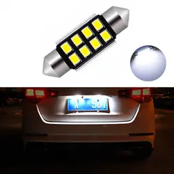 1 х 36 мм Pure White CANbus C5W лампы для samsung 2835 SMD номерной знак света для Volvo S40 V50 v70 C30 C70 70 s80 XC90 s60