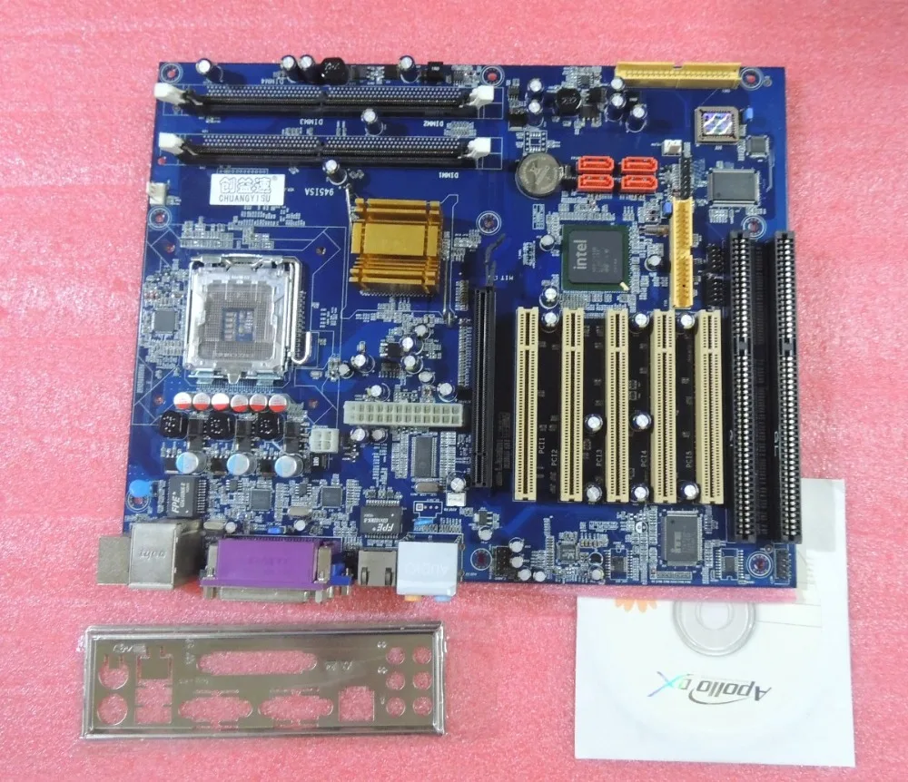 Free shipping for CYSMBD 945ISA motherboard with 2 ISA,4 PCI slots,1