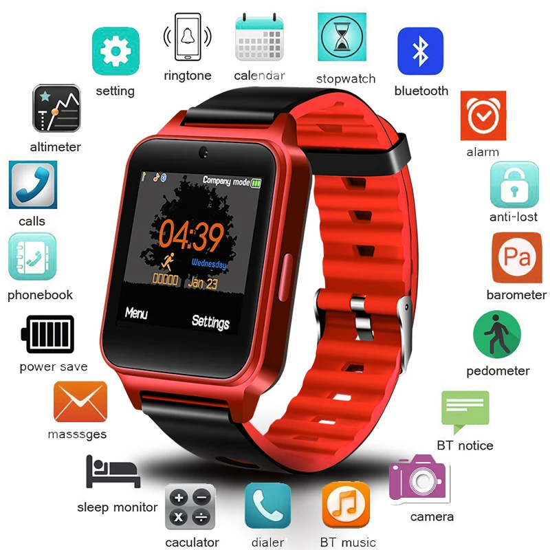 

LIGE 2019 New Women Smart Watch LED Color Screen Fashion Sport Pedometer Clock Android Smart Phone Watch Relogio inteligente