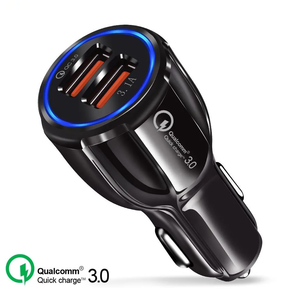 CRDC автомобильное зарядное устройство Быстрая зарядка 3 0 USB Автомобильное 30 Вт QC