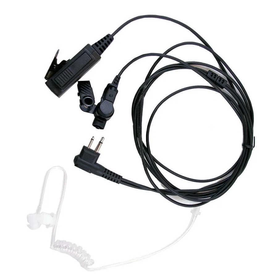 2 провода Supveillance микрофон наушник для Motorola CP200 PR400 CLS HYT радио гарнитура